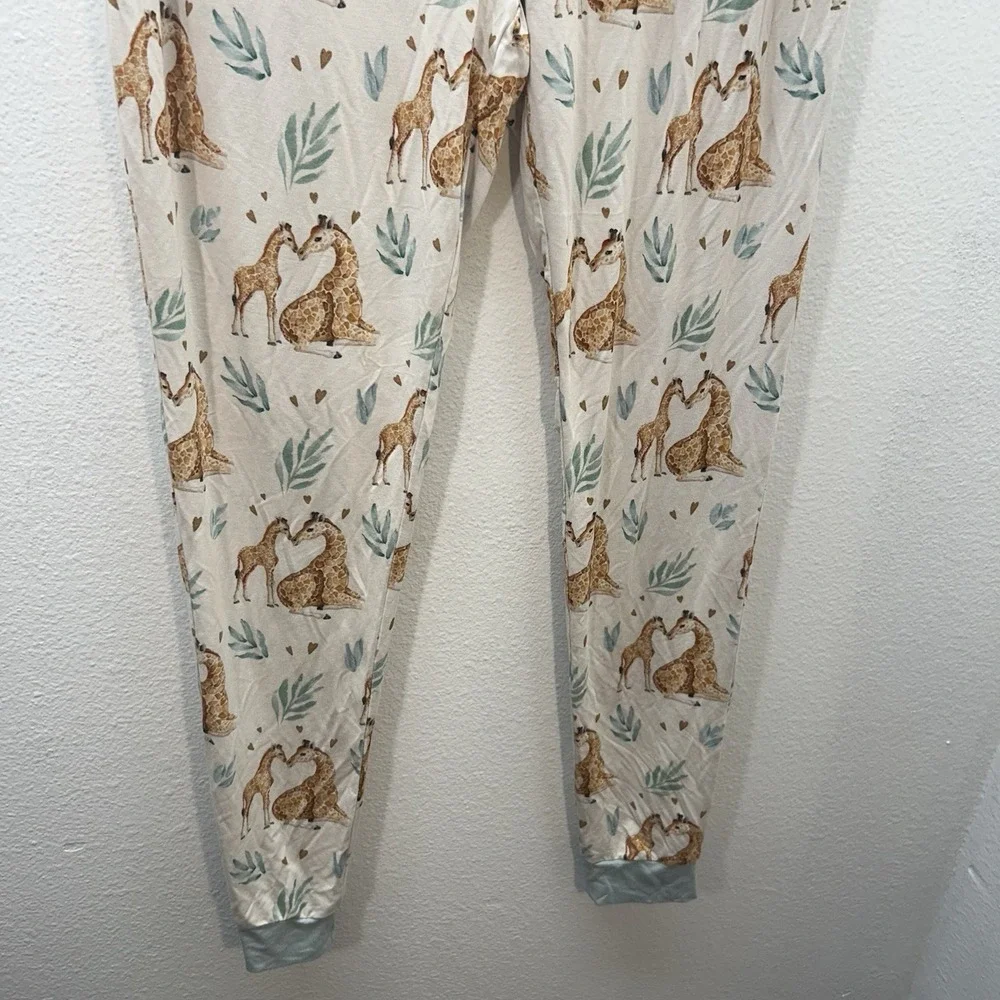 Jammie Session Size Women S Bamboo Jogger Pajama Pants Lounge Soft Giraffe Print